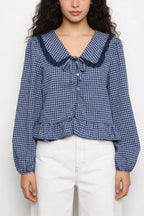 Blusa Teen Cuadros