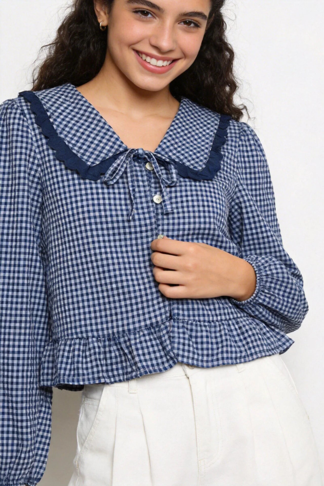 Blusa Teen Cuadros