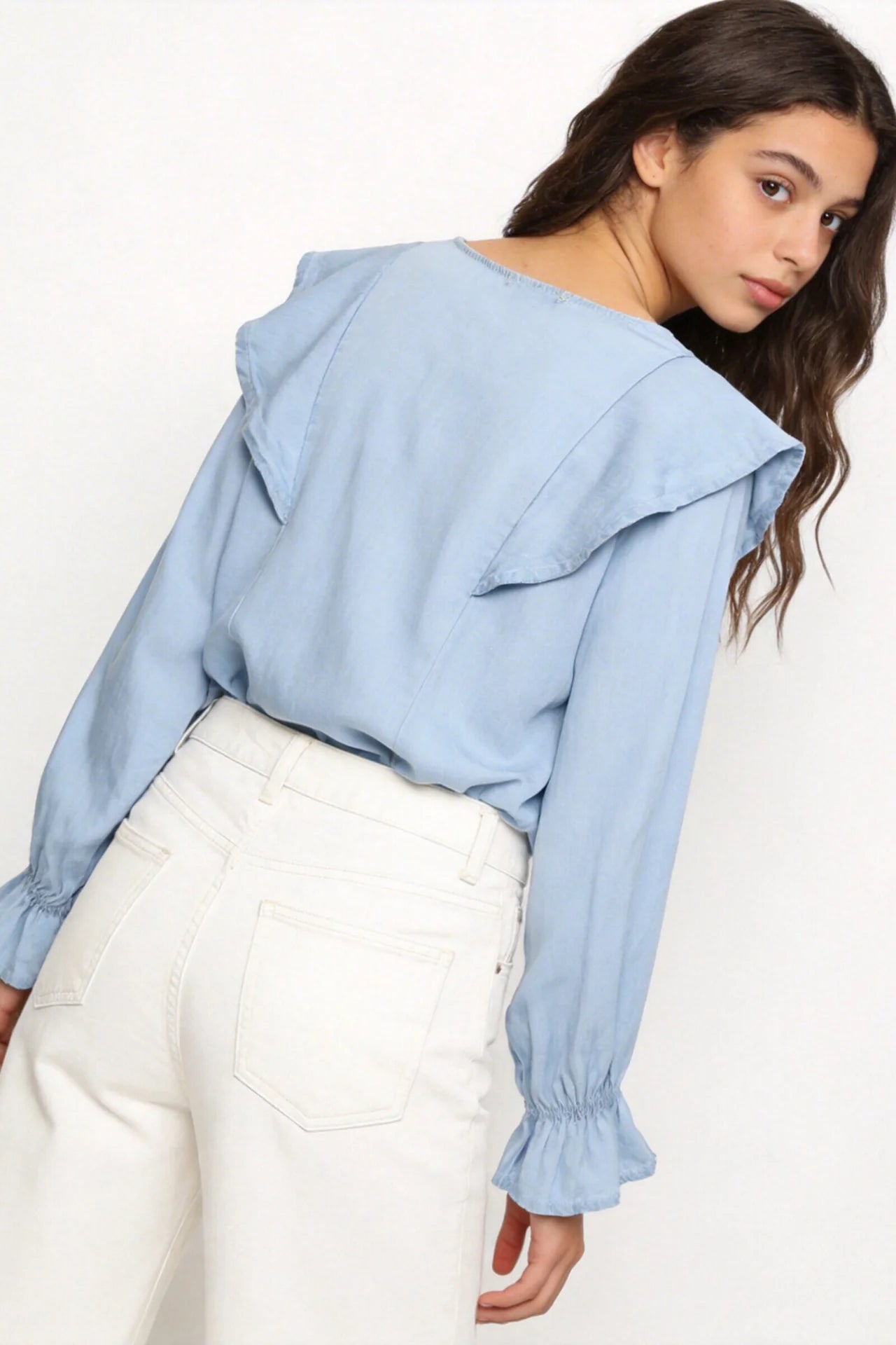 Blusa Teen Volantes