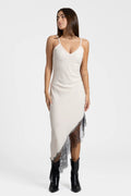 Vestido Encaje Beige